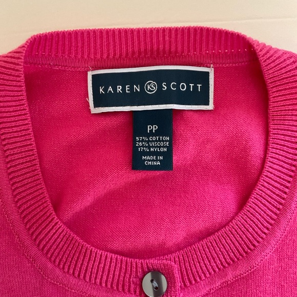 NWT Womens Karen Scott cardigan sweater - Picture 5 of 5